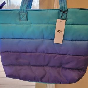 BNWT Ugg Krystal Ombre Puffer Tote $115